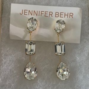 Jennifer Behr Allanah Earrings in Diamond